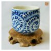 VIETNAM CERAMIC - BLUE CLIMBING PATTERN TEA CUP