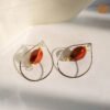 VIETNAM HANDICRAFT SILVER & CERAMIC EARRINGS - LANTERN GLOW 11 VIETNAM HANDICRAFT SILVER & CERAMIC EARRINGS - LANTERN GLOW - Ảnh 5
