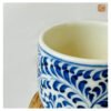 VIETNAM CERAMIC - BLUE CLIMBING PATTERN TEA CUP 4 VIETNAM CERAMIC - BLUE CLIMBING PATTERN TEA CUP - Ảnh 2