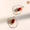 VIETNAM HANDICRAFT SILVER & CERAMIC EARRINGS - LANTERN GLOW 9 VIETNAM HANDICRAFT SILVER & CERAMIC EARRINGS - LANTERN GLOW - Ảnh 3