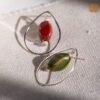 VIETNAM HANDICRAFT SILVER & CERAMIC EARRINGS - LANTERN GLOW 10 VIETNAM HANDICRAFT SILVER & CERAMIC EARRINGS - LANTERN GLOW - Ảnh 4