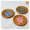 VIETNAM CERAMIC & BAMBOO CIRCLE COASTER 7 VIETNAM CERAMIC & BAMBOO CIRCLE COASTER - Ảnh 4