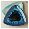 VIETNAM HANDICRAFT CERAMIC TRIANGLE SHAPE PLATE 6 Handmade Ceramic Store in Hoi An