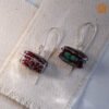 VIETNAM HANDICRAFT SILVER & CERAMIC EARRINGS - MOONLIT WAVES 6 VIETNAM HANDICRAFT SILVER & CERAMIC EARRINGS - MOONLIT WAVES - Ảnh 3
