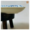 VIETNAM HAND-PAINTED CERAMIC - BLUE FLOWER SLAY RECTANGLE PLATE - Ảnh 5