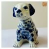 VIETNAM HAND-PAINTED CERAMIC - DOG IN DECORATION