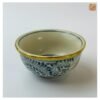 VIETNAM HANDICRAFT CERAMIC & BRASS SAUCE BOWL