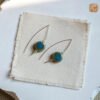 VIETNAM HANDICRAFT SILVER & CERAMIC EARRINGS - LEAFLET DROPS 12 VIETNAM HANDICRAFT SILVER & CERAMIC EARRINGS - LEAFLET DROPS - Ảnh 5