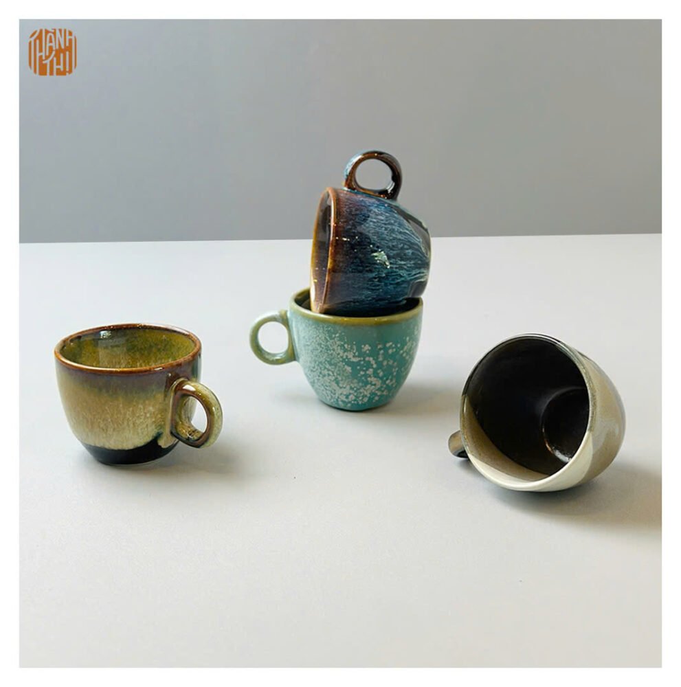 Ceramic cups handmade