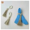 VIETNAM WOODEN NAPKIN RING SET 2pcs