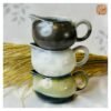 VIETNAM HANDMADE CERAMIC HONEY POT 200ml 013 7 Ceramic cups handmade