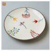 VIETNAM HAND-PAINTED CERAMIC - ROUND PLATE IN DRAGONFLY D20 - Ảnh 3