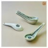 VIETNAM HAND-PAINTED CERAMIC SOUP SPOON