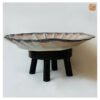 VIETNAM HANDICRAFT CERAMIC SHELL-SHAPE PLATE S1 - Ảnh 2