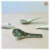VIETNAM HAND-PAINTED CERAMIC SOUP SPOON 7 VIETNAM HAND-PAINTED CERAMIC SOUP SPOON - Ảnh 2