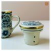 VIETNAM HANDICRAFT CERAMIC & BRASS TEA CUP - Ảnh 3