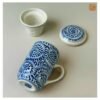 VIETNAM SINGLE CERAMIC TEA SET 5 ceramic cups handmade