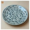 VIETNAM HAND-PAINTED CERAMIC - ROUND PLATE IN FISH PATTERN D26 - Ảnh 2