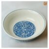 VIETNAM HAND-PAINTED CERAMIC - BLUE CLIMBING SALAD BOWL - Ảnh 5