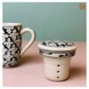 VIETNAM HAND-PAINTED CERAMIC STARTER TEA SET 6 VIETNAM HAND-PAINTED CERAMIC STARTER TEA SET - Ảnh 3