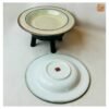 VIETNAM HANDICRAFT CERAMIC SOUP PLATE D22 11 Unique Handmade Pottery