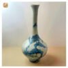 VIETNAM HAND-PAINTED CRACKLED CERAMIC 018 - DECORATIVE FLOWER VASE