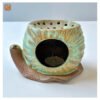 VIETNAM HANDMADE POTTERY - SNAIL DECORATIVE BURNER