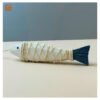 VIETNAM WOODEN WHITE & BLUE FISH FOR DECORATION 018 5 VIETNAM WOODEN WHITE & BLUE FISH FOR DECORATION 018 - Ảnh 2