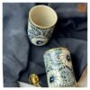 VIETNAM HANDICRAFT CERAMIC & BRASS HIGH CUP 4 VIETNAM HANDICRAFT CERAMIC & BRASS HIGH CUP - Ảnh 2