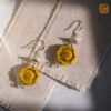 VIETNAM HANDICRAFT SILVER & CERAMIC EARRINGS - NON LA RADIANCE 8 VIETNAM HANDICRAFT SILVER & CERAMIC EARRINGS - NON LA RADIANCE - Ảnh 2