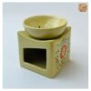 VIETNAM CERAMIC BURNER IN RED FLOWERS PATTERN 4 VIETNAM CERAMIC BURNER IN RED FLOWERS PATTERN - Ảnh 2