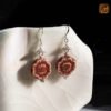 VIETNAM HANDICRAFT SILVER & CERAMIC EARRINGS - NON LA RADIANCE 9 VIETNAM HANDICRAFT SILVER & CERAMIC EARRINGS - NON LA RADIANCE - Ảnh 3