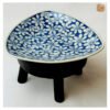 VIETNAM HAND-PAINTED CERAMIC TRIANGLE PLATE 7 VIETNAM HAND-PAINTED CERAMIC TRIANGLE PLATE - Ảnh 3