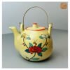 VIETNAM HAND-PAINTED CERAMIC TEA SET - POT & 6 CUPS & 7 PLATES 6 VIETNAM HAND-PAINTED CERAMIC TEA SET - POT & 6 CUPS & 7 PLATES - Ảnh 3