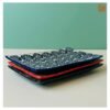 VIETNAM HANDICRAFT CARVING CERAMIC RECTANGLE PLATE S1 7 VIETNAM HANDICRAFT CARVING CERAMIC RECTANGLE PLATE S1 - Ảnh 4
