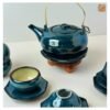 VIETNAM HANDMADE CERAMIC TEA SET IN BLUE GLAZE 001 9 VIETNAM HANDMADE CERAMIC TEA SET IN BLUE GLAZE 001 - Ảnh 5