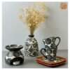 VIETNAM HANDICRAFT CARVING CERAMIC DECORATIVE VASE 001 10 unique Handmade Pottery