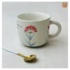 VIETNAM HAND-PAINTED CERAMIC CAPPUCCINO CUP