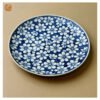 VIETNAM HAND-PAINTED ROUND PLATE IN BLUE FLOWERS D20 5 VIETNAM HAND-PAINTED ROUND PLATE IN BLUE FLOWERS D20 - Ảnh 2