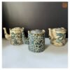 VIETNAM HAND-PAINTED CERAMIC 020 - CRACKLED LARGE TEA POT FOR DECORATION 7 VIETNAM HAND-PAINTED CERAMIC 020 - CRACKLED LARGE TEA POT FOR DECORATION - Ảnh 2