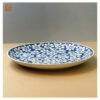 VIETNAM HAND-PAINTED CERAMIC - ROUND PLATE IN BLUE FLOWERS D26 6 VIETNAM HAND-PAINTED CERAMIC - ROUND PLATE IN BLUE FLOWERS D26 - Ảnh 3
