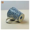 VIETNAM CERAMIC HAND-PAINTED CUP WITH HANDLE IN BLUE PATTERN - Ảnh 4