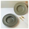 VIETNAM HANDICRAFT CERAMIC SOUP PLATE D28 - Ảnh 2