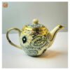 VIETNAM HANDICRAFT CERAMIC BRASS TEA POT 500ml - Ảnh 2