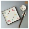 VIETNAM HAND-PAINTED CERAMIC - SQUARE TRAY IN DRAGONFLY PATTERN 11 VIETNAM HAND-PAINTED CERAMIC - SQUARE TRAY IN DRAGONFLY PATTERN - Ảnh 6