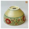 VIETNAM HAND-PAINTED CERAMIC - YOGHURT BOWL IN RED FLOWERS 6 VIETNAM HAND-PAINTED CERAMIC - YOGHURT BOWL IN RED FLOWERS - Ảnh 3