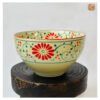 VIETNAM HAND-PAINTED CERAMIC - YOGHURT BOWL IN RED FLOWERS 7 VIETNAM HAND-PAINTED CERAMIC - YOGHURT BOWL IN RED FLOWERS - Ảnh 4