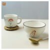 VIETNAM HAND-PAINTED CERAMIC - YOGHURT BOWL IN DRAGONFLY
