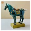 VIETNAM HANDMADE CERAMIC - TRADITIONAL HORSE IN BLUE - Ảnh 2