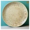VIETNAM HANDMADE CERAMIC FLAT ROUND PLATE D30 - Ảnh 2